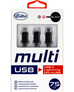 WALTTER MULTILATAUSKAAPELI MUSTA Main Image
