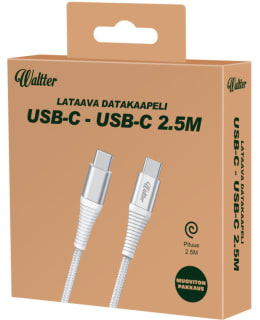 WALTTER ECO USB-C/USB-C 2,5M KAAPELI Main Image