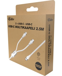 WALTTER ECO USB-C - 2xUSB-C KAAPELI 2.5m Main Image