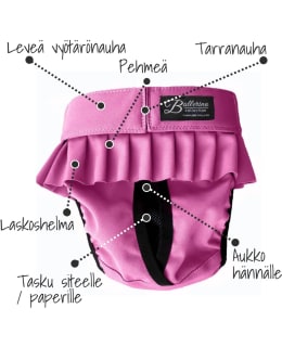 FINNERO BALLERINA PINKKI M NARTTUSUOJA Main Image