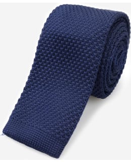 VENIZ N65935 NAVY-SININEN KNIT TIE Main Image