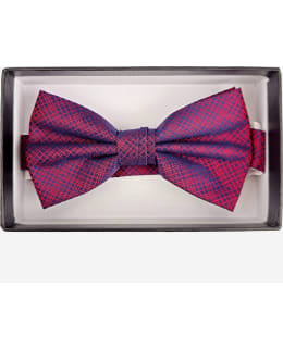 VENIZ N79518-3-ONESIZE CHECKERED BOW TIE Main Image