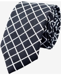 VENIZ N65256 TIE 6MM MUSTA VALKO Main Image
