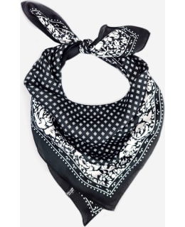 VENIZ 61380 KUKKAREUNAINEN HUIVI MUSTA Main Image