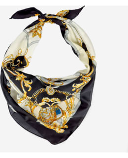 VENIZ 62510 KUVIOITU NELIÖHUIVI MUSTA Main Image