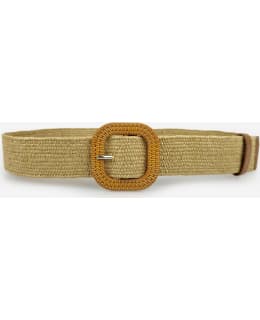 VENIZ 22912 BRAIDED BELT DARK BEIGE 80CM Main Image