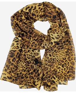 VENIZ 62552 SCARF LEOPARD BROWN Main Image