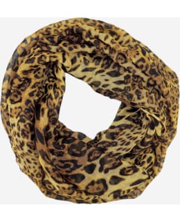 VENIZ 62582 TUBE SCARF LEOPARD BROWN Main Image