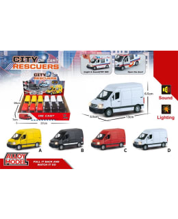 METALLINEN PAKETTIAUTO VALOILLA Main Image