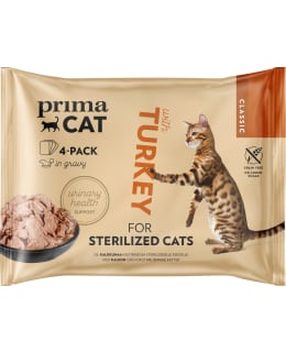 PRIMACAT CL TURKEY IN GRAVY STER. 4X85 G Main Image