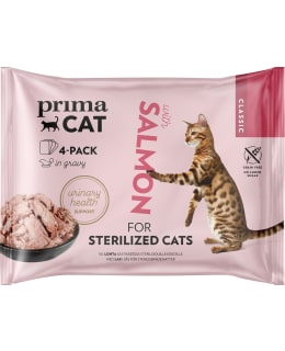 PRIMACAT CL SALMON IN GRAVY STER. 4X85 G Main Image