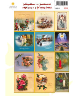 8+4 TRADITIONAL CHRISTMAST CARDS Main Image