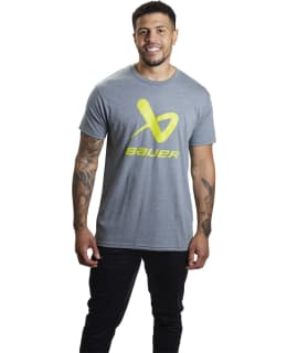 BAUER CORE LOCKUP SS CREW-YTH-GRY L Main Image