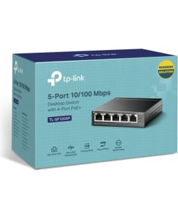 TP-LINK TL-SF1005P (V2) POE+ KYTKIN Main Image