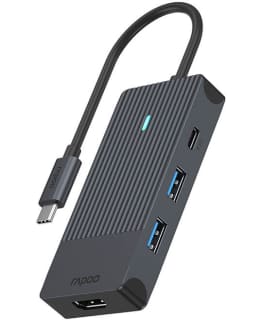 RAPOO MULTIPORT USB-C UCM-2001 4-IN-1 US Main Image