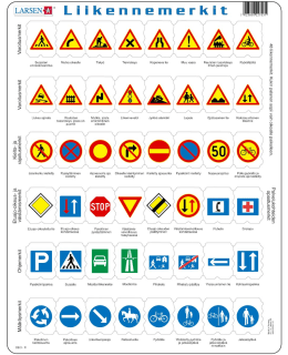LARSEN MAXI LIIKENNEMERKIT PALAPELI Main Image