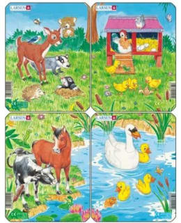 LARSEN MINI SÖPÖT ELÄIMET PALAPELI Main Image