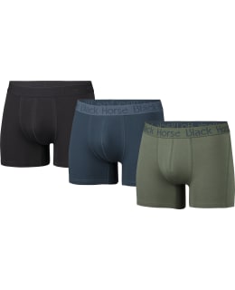Black Horse miesten 3-pack bokserit Main Image