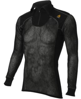 ACLIMA WN POLO W/ZIP MAN BLACK XL Main Image