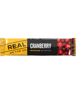 REAL ON THE GO CRANBERRY PROTEIN BAR Main Image