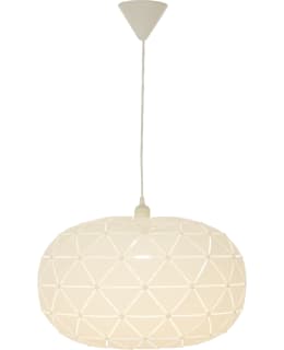 ANETA LATTICE PENDANT 50CM WHITE Main Image