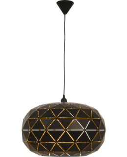ANETA LATTICE PENDANT 50CM BLACK Main Image
