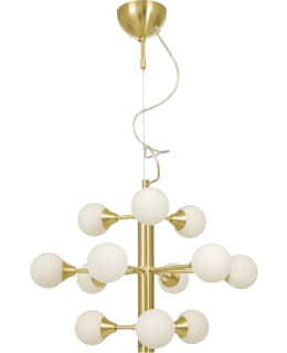 ANETA COSMOS 12-PCS M.BRAS/WHI PEND.LAMP Main Image