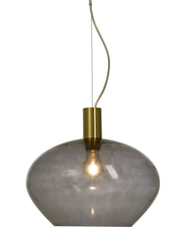 ANETA BELL 35CM M.BRASS/GREY PEND.LAMP Main Image