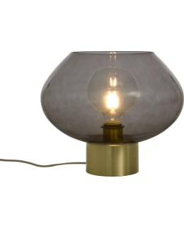 ANETA BELL MATTE BRASS/GREY TABLE LAMP Main Image