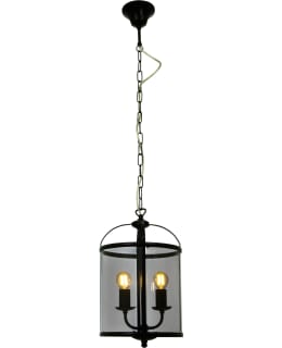 ANETA BUDGIE 23CM BLK/GRA HANG.LAMP Main Image