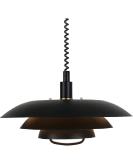 ANETA EPSILON PENDANT LIFT LAMP BLACK Main Image