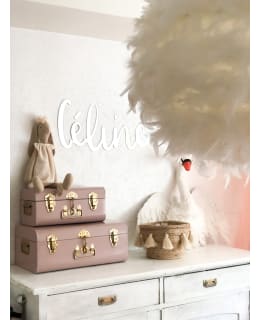 ANETA DUN 35 CEILING LAMP WHITE FEATHER Main Image