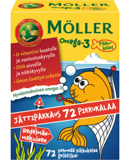 MÖLLER OMEGA-3 PIKKUKALAT 72KPL Main Image