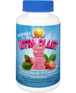 SANA-SOL KALSIUM+D 90KPL RAVINTOLISÄ Main Image