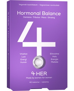 4HER HORMONAL BALANCE 60KPL RAVINTOLISÄ Main Image