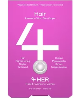 4HER HAIR RAVINTOLISÄ 60 KPL Main Image