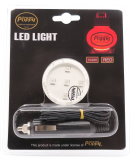 Poppy Grace Mate Red 12/24V LED valoalusta Main Image