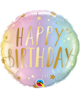 Happy Birthday tähdet  foliopallo Main Image