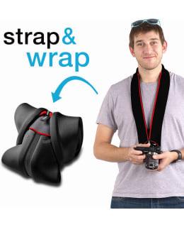 MIGGO KAMERAHIHNA STRAP&WRAP BLACK RED M Main Image