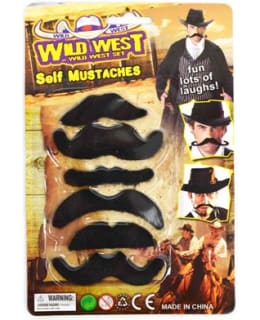 Wild West Self Mustaches 6 kpl viikset Main Image