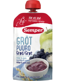 Semper Mustikka-Omena 120g puuro 6kk Main Image