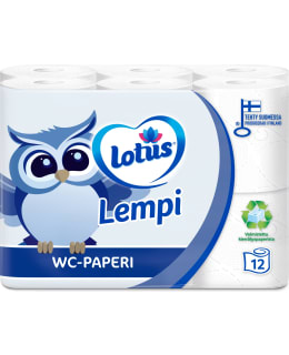 LOTUS LEMPI 12 ROLLS TOILET PAPER Main Image