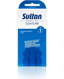 Sultan Conture 5 kpl muotoiltu kondomi Main Image