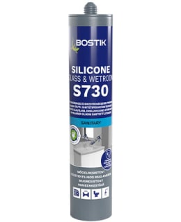 BOSTIK S730 300ML VALKOINEN SILIKONI Main Image