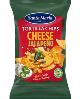 SM TORTILLA CHIPS CHEESE&JALAPENO 185G Main Image