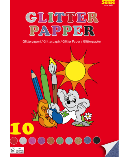 SENSE A4 10 ARKKIA GLITTERPAPERI Main Image