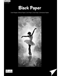 SENSE A4 30 ARKKIA MUSTA PAPERI Main Image