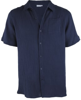MARINE CRINKL SS M 7854461 NAVY S Main Image