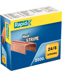 RAPID NIITTI 24/6 RED STRIPES Main Image