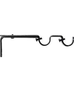 KIRSCH 19MM SÄÄDET. MUSTA KAKSOISKANNAKE Main Image